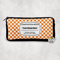 Checkered Comp 2 Small Pencil Bag