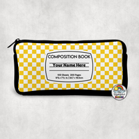 Checkered Comp 2 Small Pencil Bag