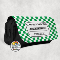Checkered Comp 2 Large Pencil Bag