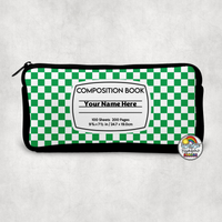 Checkered Comp 2 Small Pencil Bag