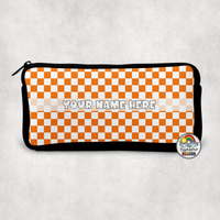 Plain Checkered 2 Small Pencil Bag