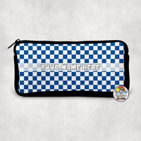 Plain Checkered 2 Small Pencil Bag