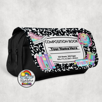 The Fun Composition Large Pencil Bag