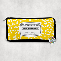 Composition Small Pencil Bag