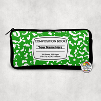 Composition Small Pencil Bag