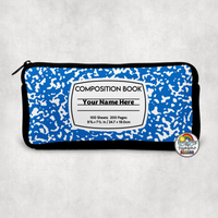 Composition Small Pencil Bag