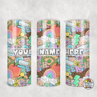 Teacher Things Leopard Tumbler