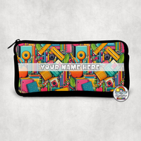 School Supplies 3 Small Pencil Bag