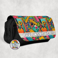 School Supplies 3 Large Pencil Bag