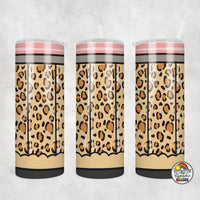 Tan Leopard Pencil Tumbler