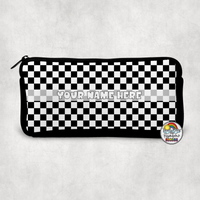 Plain Checkered 2 Small Pencil Bag