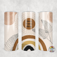 Calm Boho Rainbow Tumbler