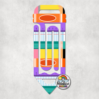 School Supplies 1 Acrylic Paperclips