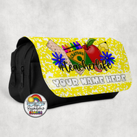 Yellow Bright Supplies Large Pencil Bag