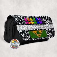 Bright Crayons Large Pencil Bag