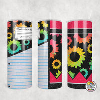 Rainbow Daisy Pencil Combo Tumbler