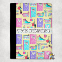 Yellow School Supplies Portfolio