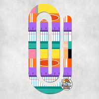 School Supplies 1 Acrylic Paperclips