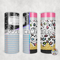 Light Leopard Pencil Combo Tumbler