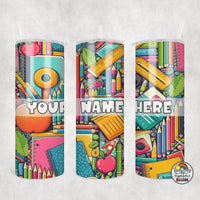 School Supplies 3 Tumbler