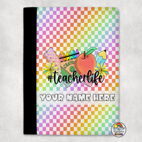 Rainbow Checkered Supplies Portfolio