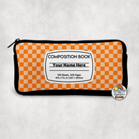 Checkered Comp 1 Small Pencil Bag