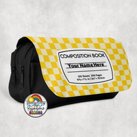 Checkered Comp 1 Large Pencil Bag