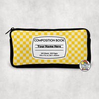 Checkered Comp 1 Small Pencil Bag