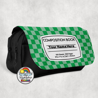 Checkered Comp 1 Large Pencil Bag