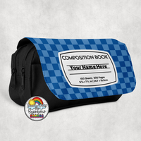 Checkered Comp 1 Large Pencil Bag