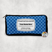 Checkered Comp 1 Small Pencil Bag