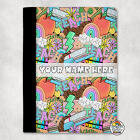 Teacher Things Leopard Portfolio