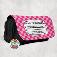 Checkered Comp 1 Large Pencil Bag