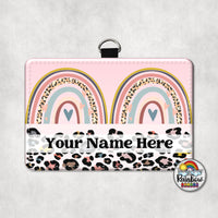 Pink Boho Leopard Horizontal