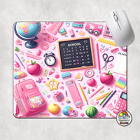 Pink Supplies Mouse Pad