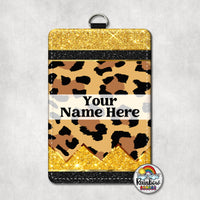 Leopard Glitter Pencil Vertical