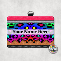 Neon Leopard Pencil Horizontal