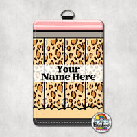 Tan Leopard Pencil Vertical