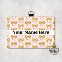 Pink & Pencil Bows Horizontal