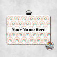 Gentle Boho Rainbow Horizontal