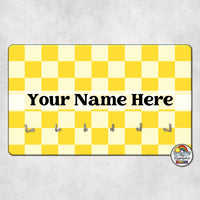 Plain Checker 1-Hall Pass Holder