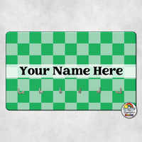 Plain Checker 1-Hall Pass Holder