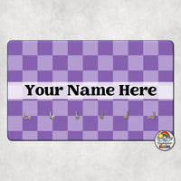 Plain Checker 1-Hall Pass Holder