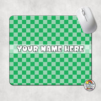 Plain Checkered 1 Mouse Pad