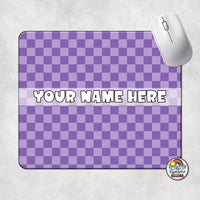 Plain Checkered 1 Mouse Pad