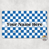 Plain Checker 2-Hall Pass Holder