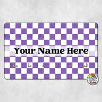 Plain Checker 2-Hall Pass Holder