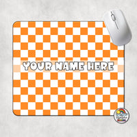 Plain Checkered 2 Mouse Pad