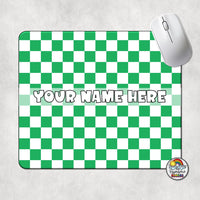 Plain Checkered 2 Mouse Pad