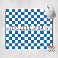 Plain Checkered 2 Mouse Pad